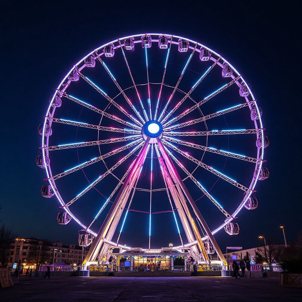 Ferris Wheel at Night